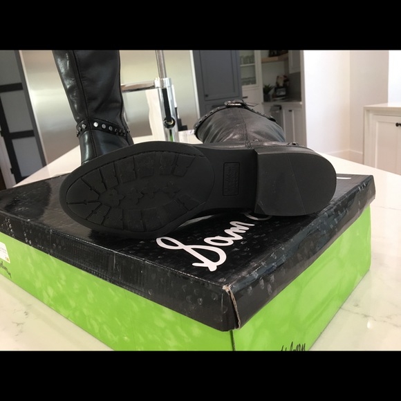 Sam Edelman Paxton Black Boots, Size 6 - Picture 4 of 5